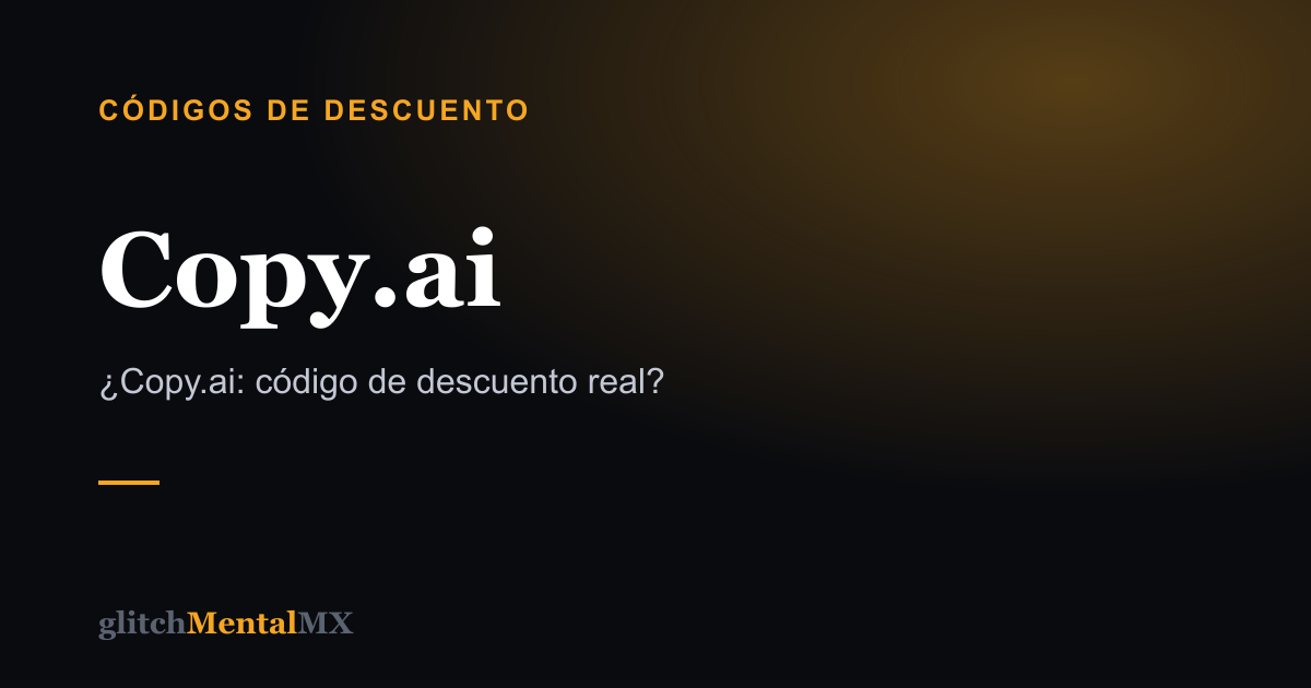 Copy.ai — Códigos de descuento