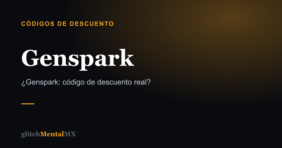 Genspark — Códigos de descuento
