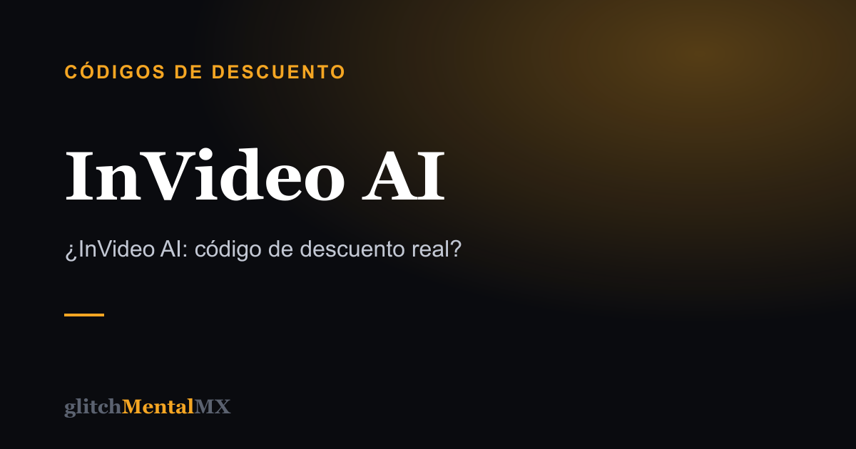 InVideo AI — Códigos de descuento