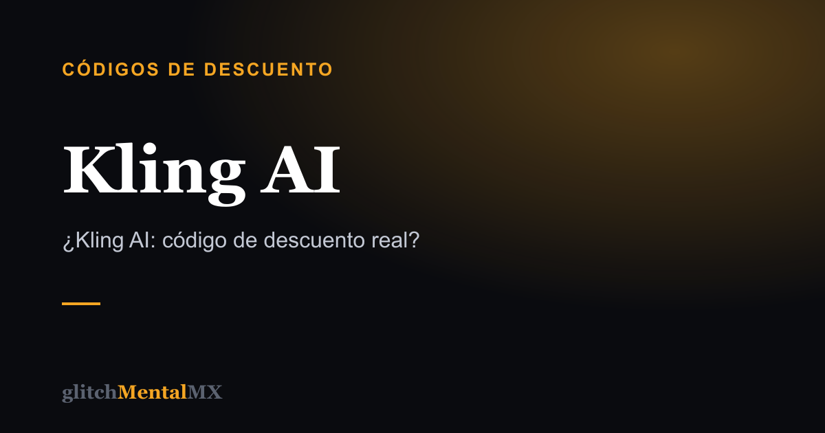 Kling AI — Códigos de descuento