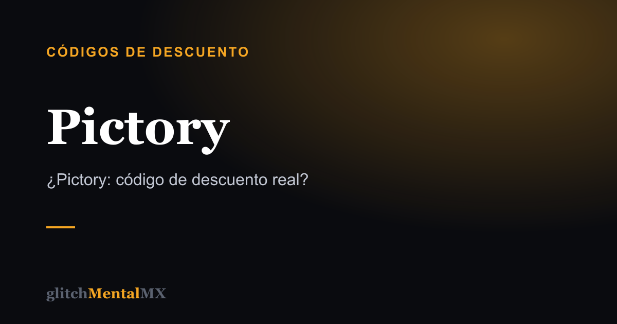 Pictory — Códigos de descuento