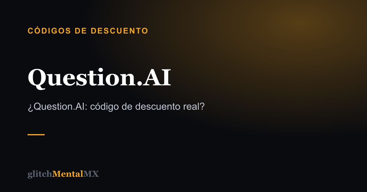 Question.AI — Códigos de descuento