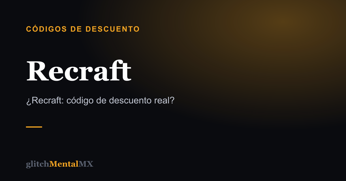 Recraft — Códigos de descuento