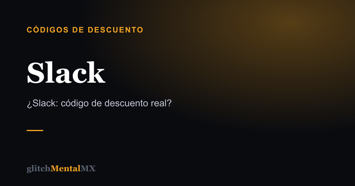 Slack — Códigos de descuento