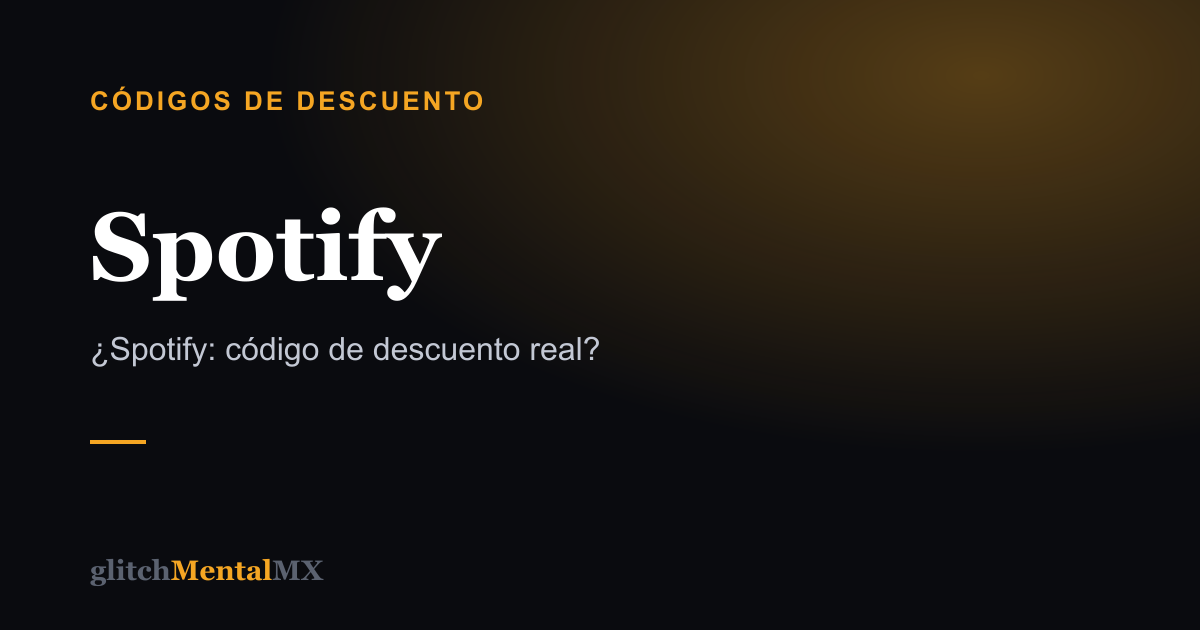 Spotify — Códigos de descuento