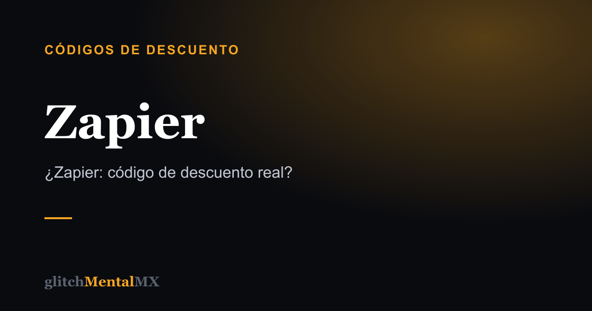 Zapier — Códigos de descuento