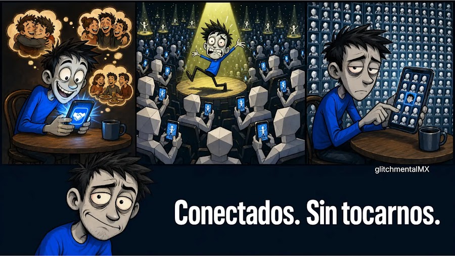 Las redes sociales no conectan a las personas: crean audiencias de personas que se observan mutuamente.