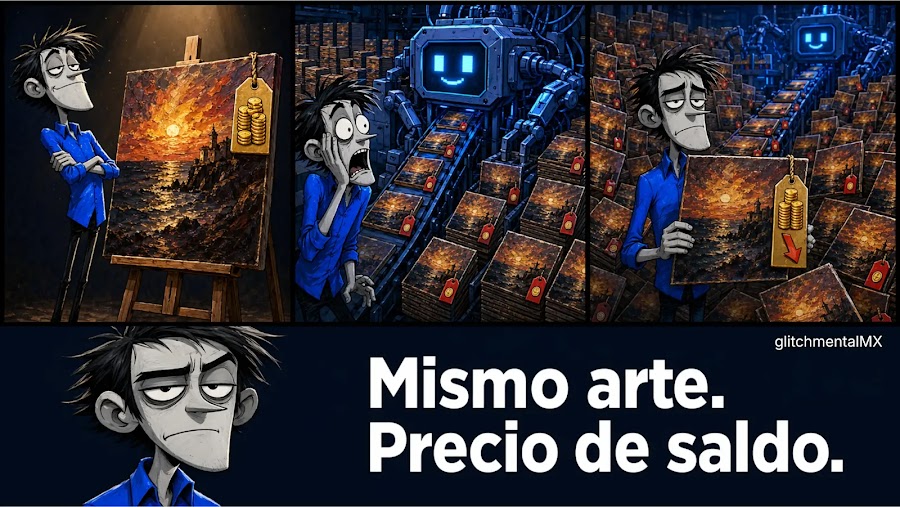 Automatizar creatividad no elimina la creatividad. Solo la abarata.