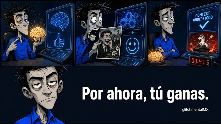 El modelo no entiende el contexto. Tú sí... Por ahora.