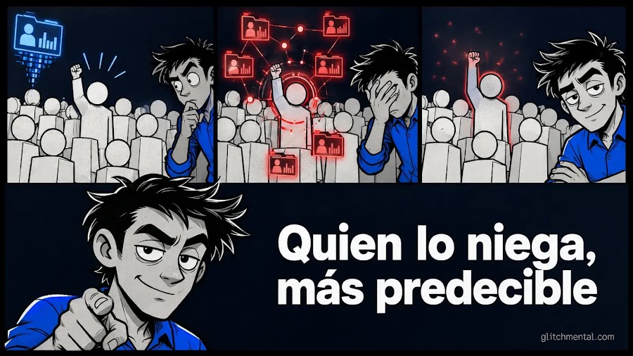 La mayoría de las personas que dicen 'yo no me dejo manipular por algoritmos' son las más fáciles de perfilar.