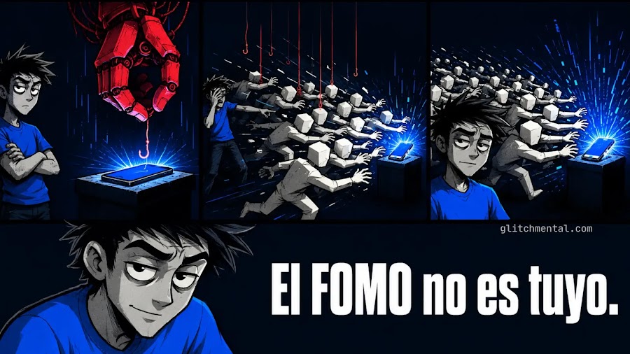 Las redes están diseñadas para que sientas que te pierdes algo si no las abres. Se llama diseño. También se llama trampa.
