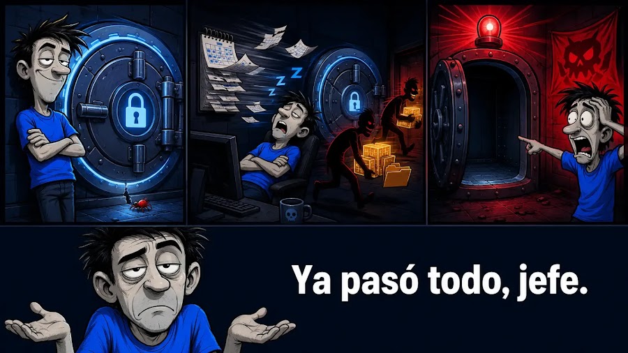 Detectar una brecha de seguridad tarda en promedio más de 200 días. Para entonces ya pasó todo.