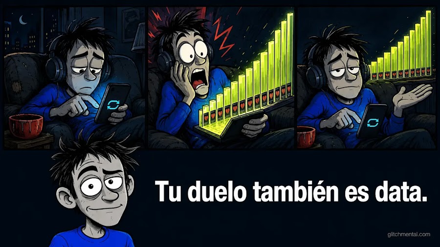 El algoritmo de Spotify sabe que repetiste esa canción triste 40 veces. Nunca te lo va a decir en tu cara.