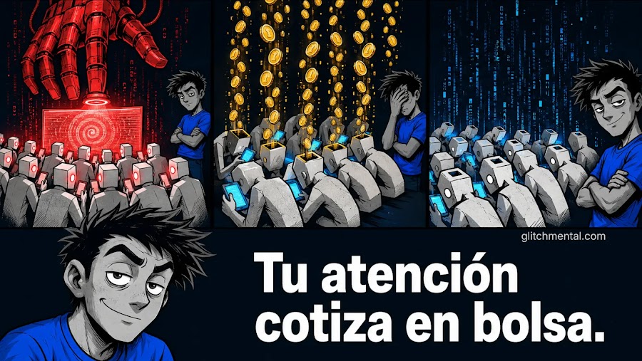 La atención es el recurso más escaso del siglo XXI. Y el más rentable para terceros.