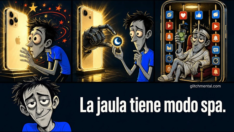 Apple creó el 'modo enfoque' porque la gente se quejó de que Apple los tenía enganchados. Ahora la jaula tiene modo spa. Aplausos.