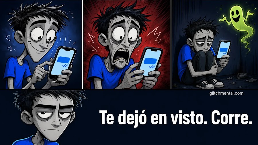 Los chats crearon una nueva ansiedad: el 'visto' sin respuesta. Felicidades a quien lo inventó.