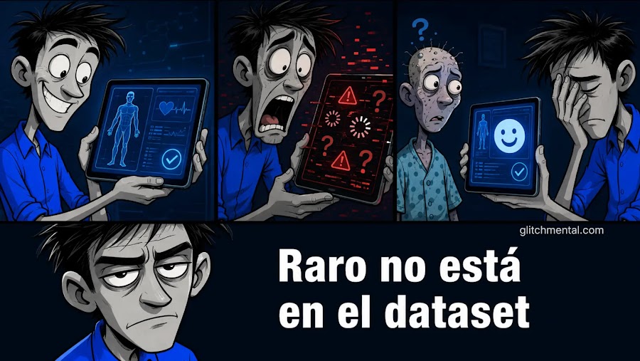 La IA diagnostica mejor que muchos médicos... excepto cuando el paciente es raro. Justo cuando más necesitas que funcione.