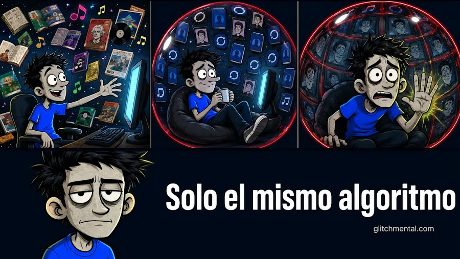 La personalización extrema elimina la posibilidad de descubrimiento espontáneo de ideas nuevas.