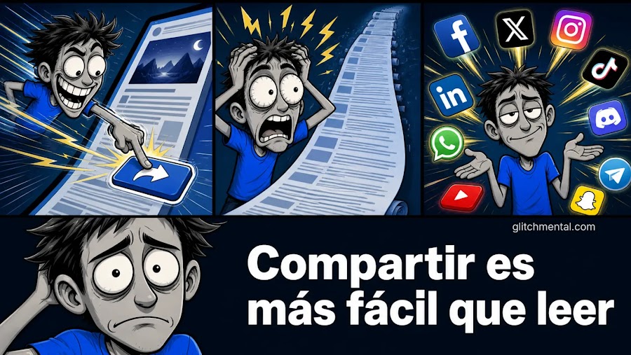 El contenido que más comparte la gente es el que menos leen hasta el final.
