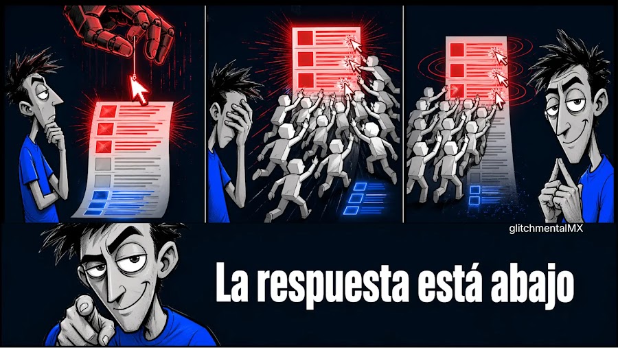 Los motores de búsqueda priorizan el contenido que genera clics, no el que responde mejor la pregunta.