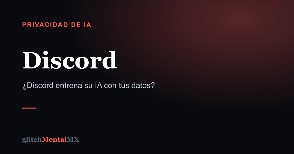 Discord — Privacidad de IA