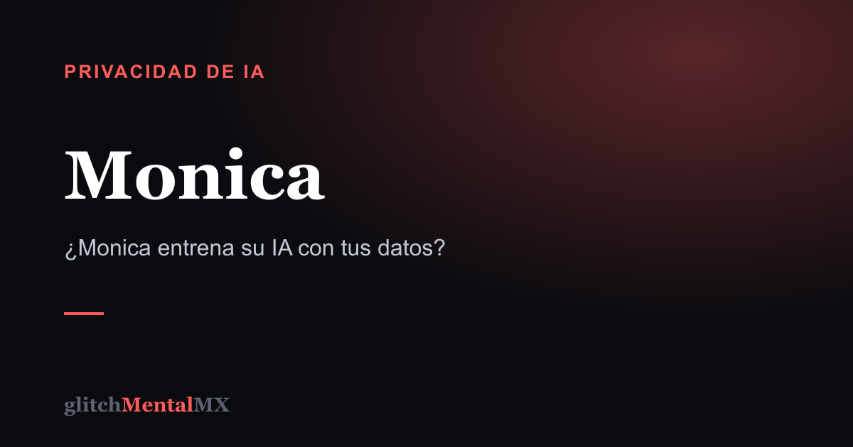 Monica — Privacidad de IA