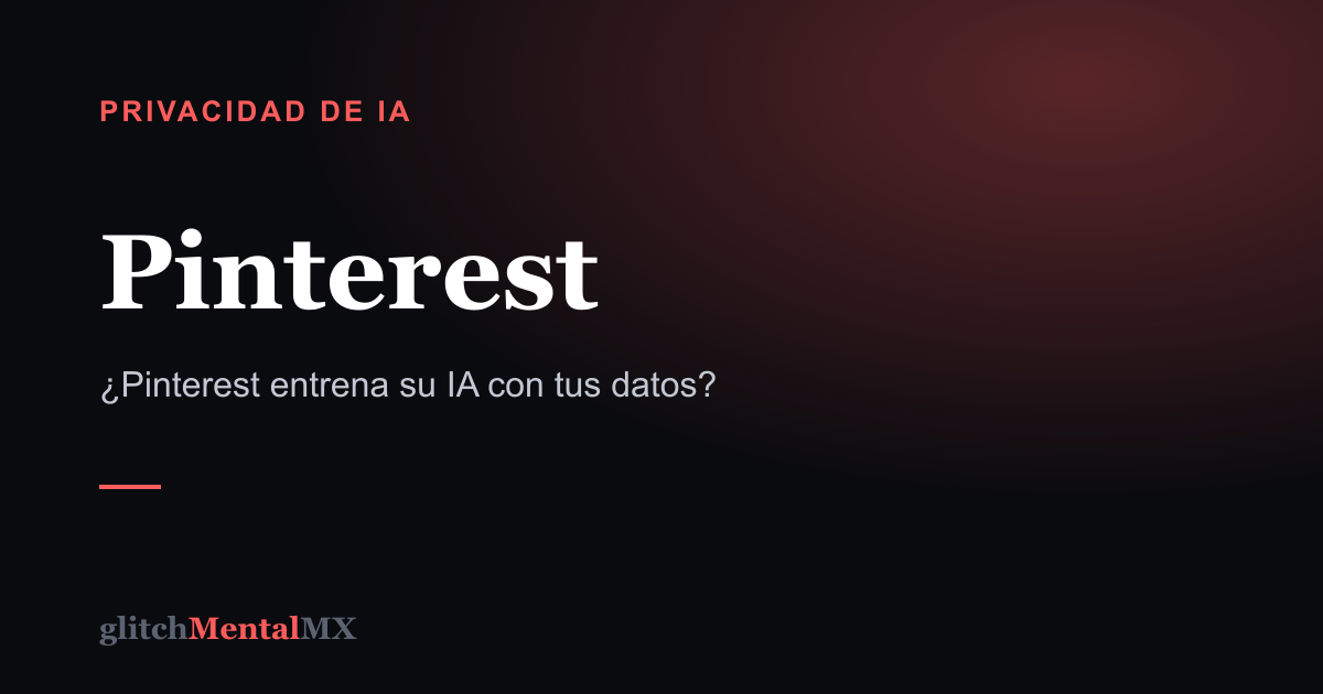 Pinterest — Privacidad de IA