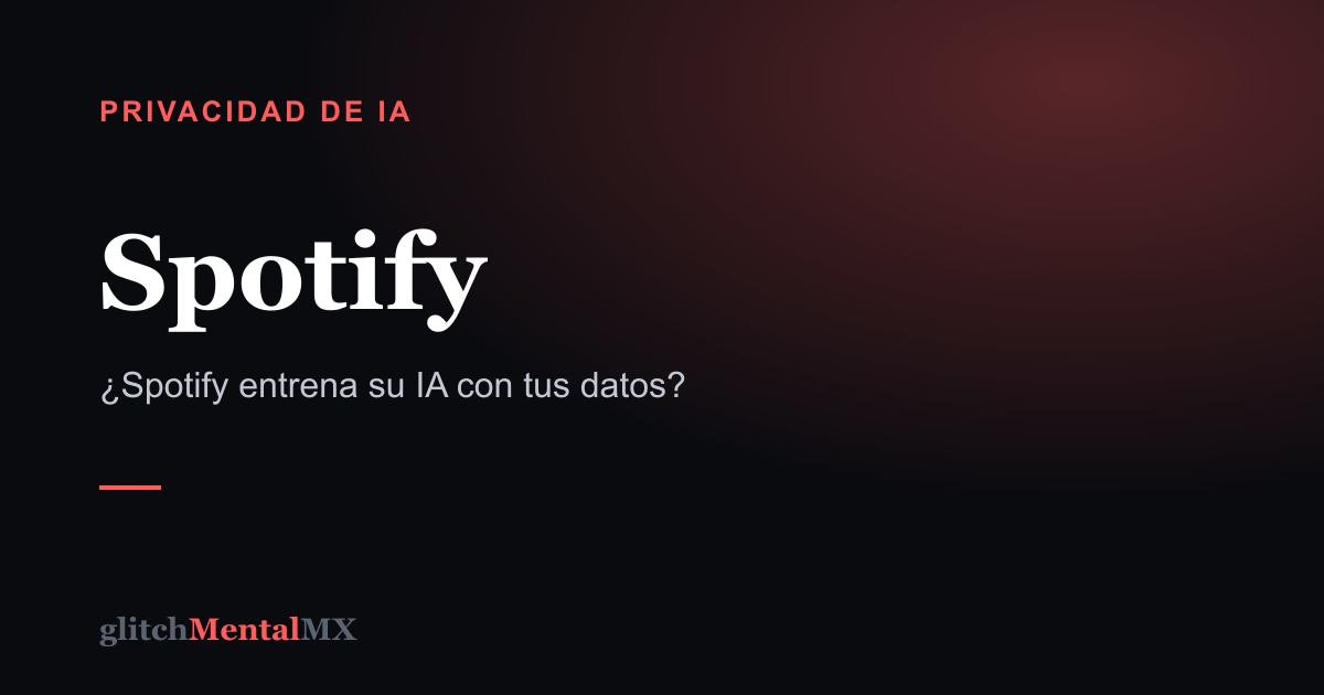 Spotify — Privacidad de IA
