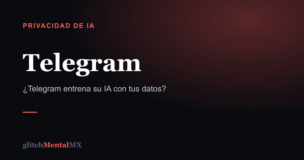 Telegram — Privacidad de IA