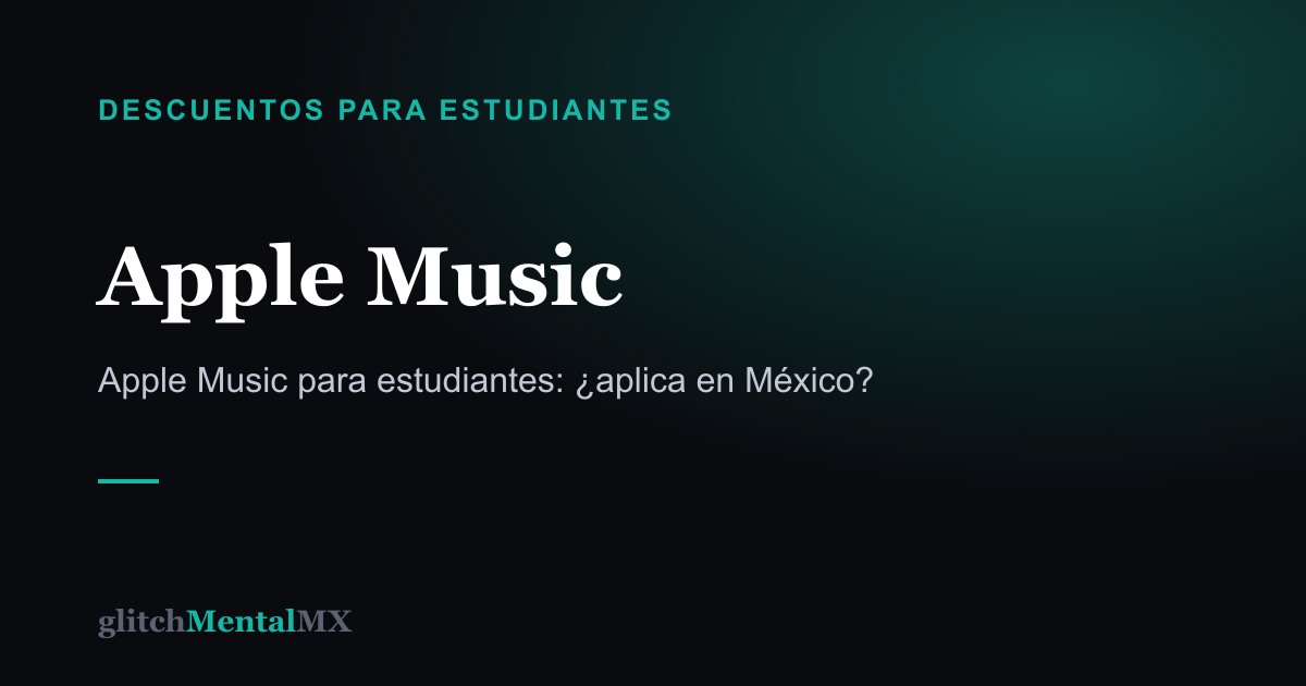 Apple Music — Descuentos para estudiantes