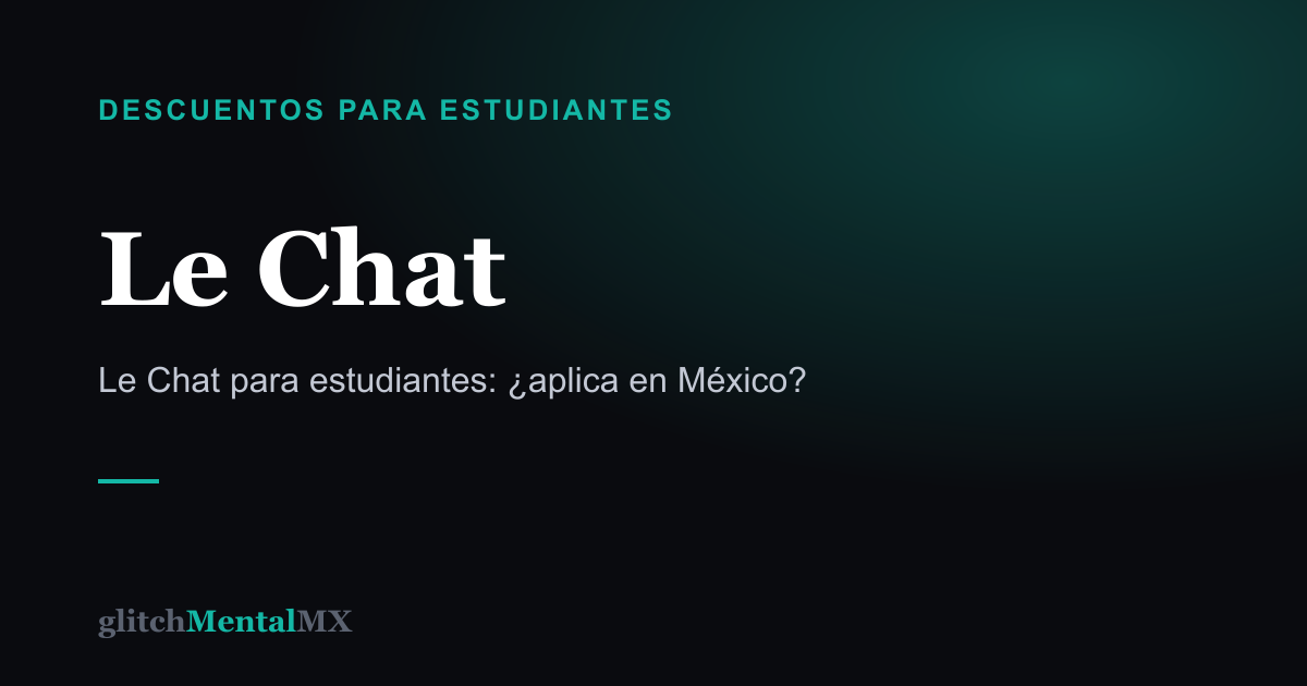 Le Chat — Descuentos para estudiantes