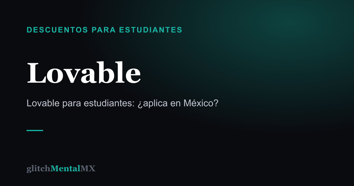 Lovable — Descuentos para estudiantes