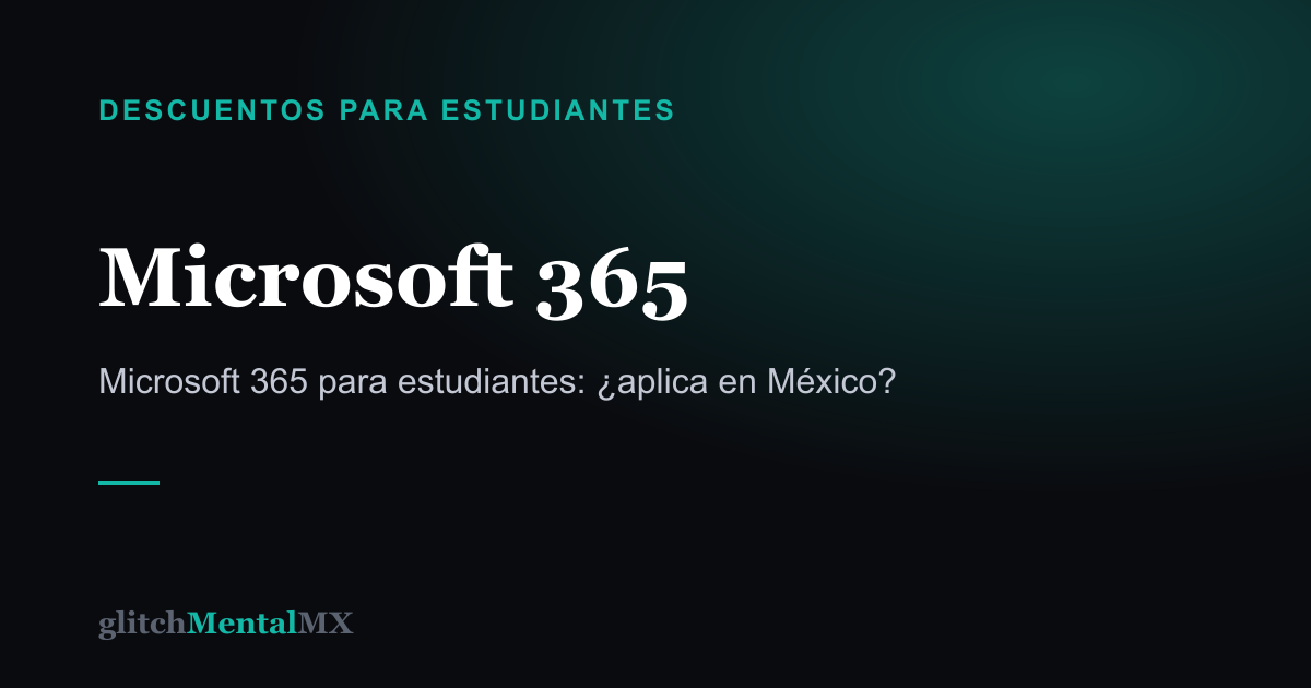 Microsoft 365 — Descuentos para estudiantes