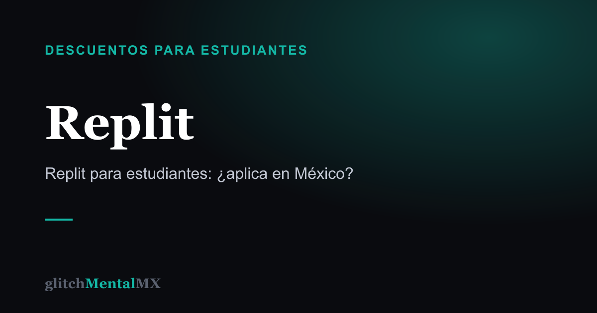 Replit — Descuentos para estudiantes