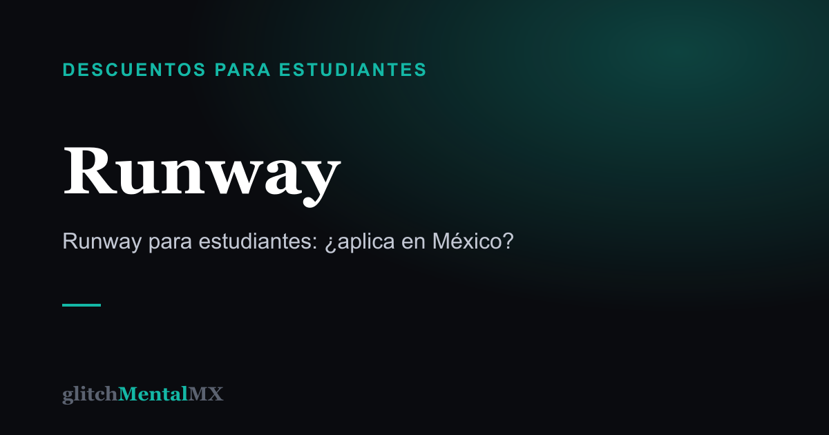 Runway — Descuentos para estudiantes