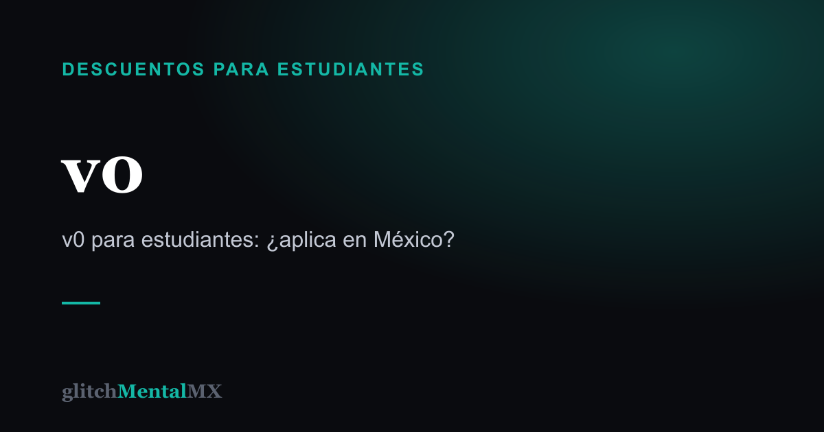 v0 — Descuentos para estudiantes
