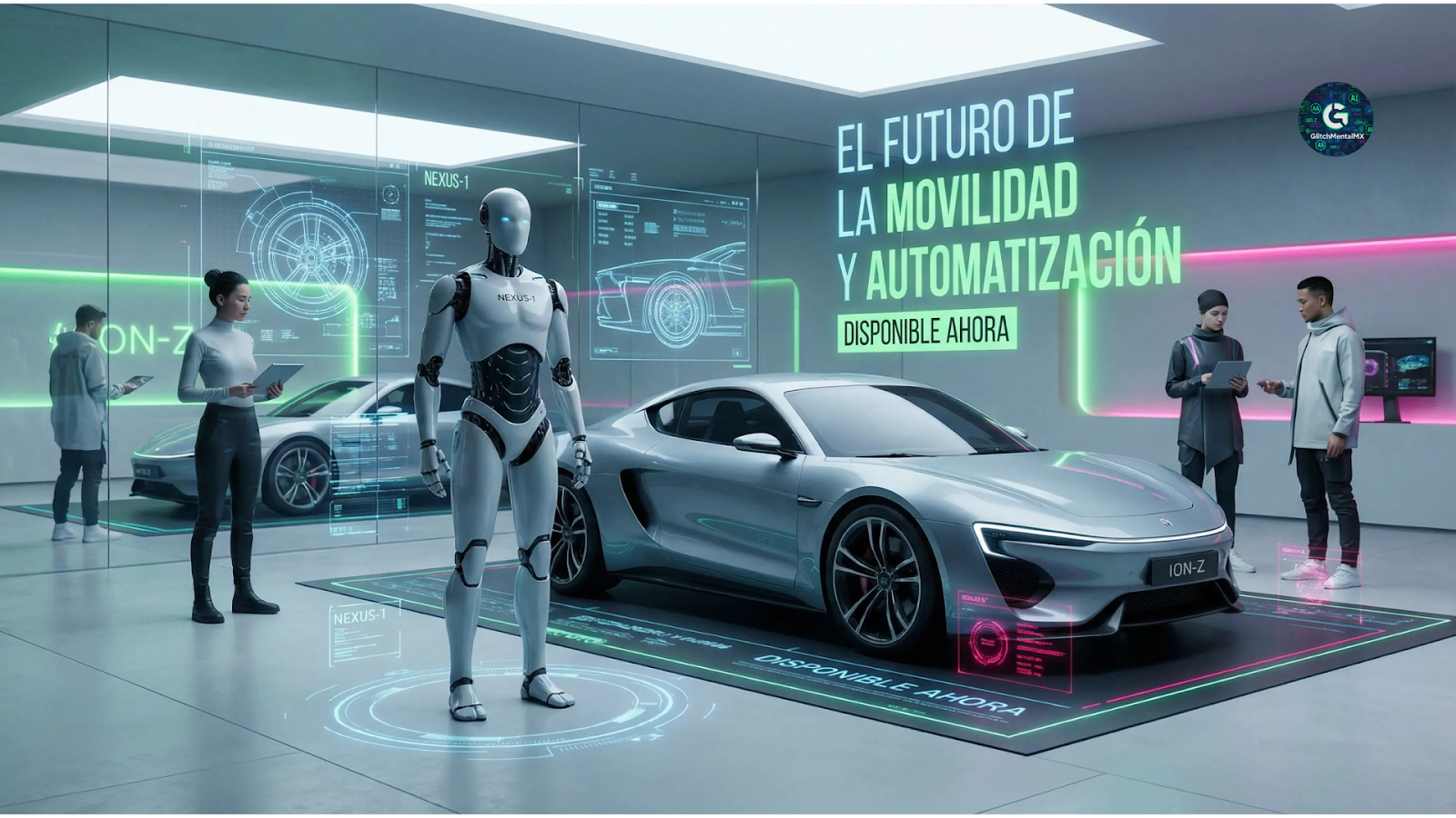 Robot Nexus-1 y auto eléctrico ION-Z en CES 2026: el futuro de la IA física y movilidad