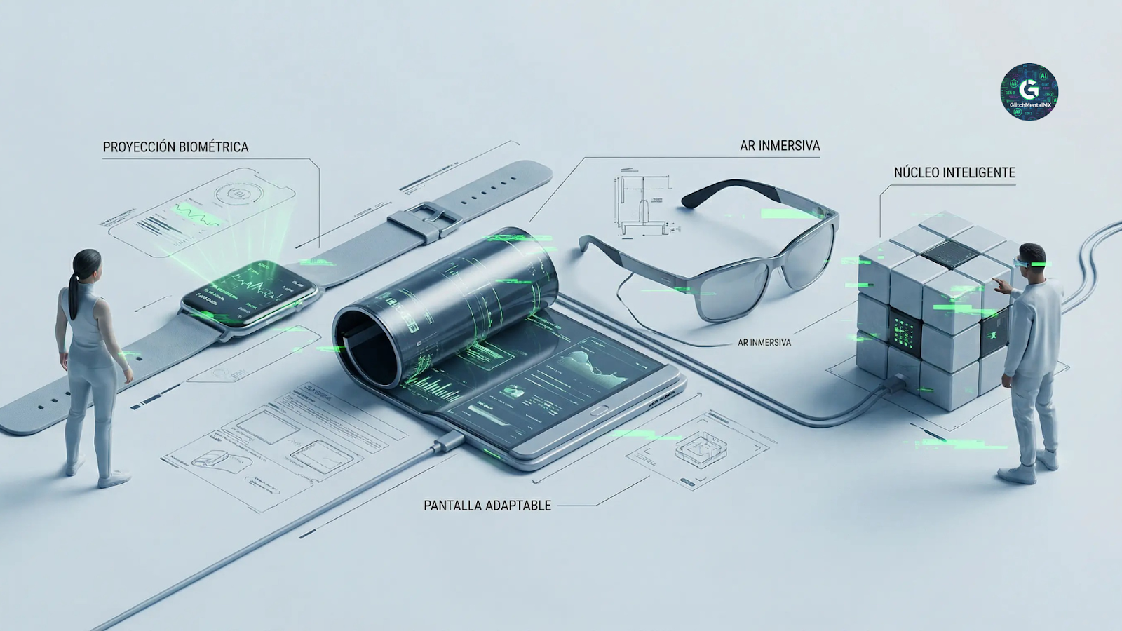 CES 2026: gadgets innovadores con pantalla adaptable, gafas de AR inmersiva y núcleo inteligente.