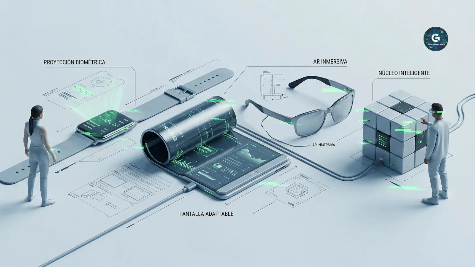 CES 2026: gadgets innovadores con pantalla adaptable, gafas de AR inmersiva y núcleo inteligente.