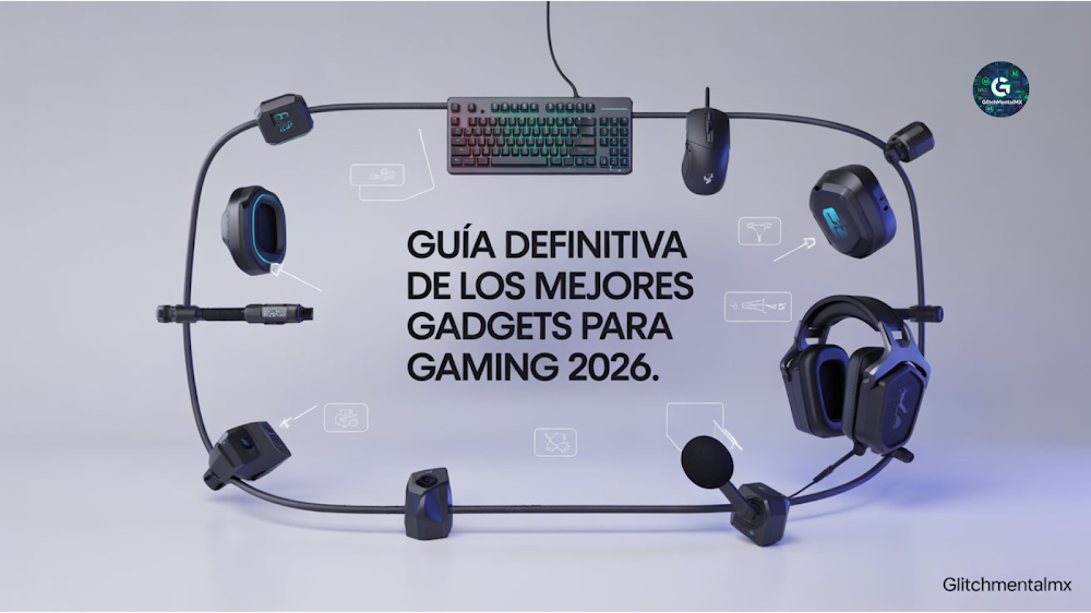 Teclado, mouse, headset y accesorios gaming destacados en guía visual de hardware para gamers en 2026.