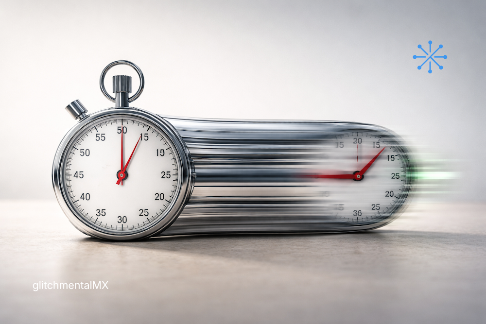 Contenido más corto y más rápido: cronómetro con efecto de velocidad que comprime el paso del tiempo