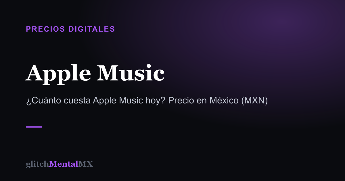 Apple Music — Precios Digitales