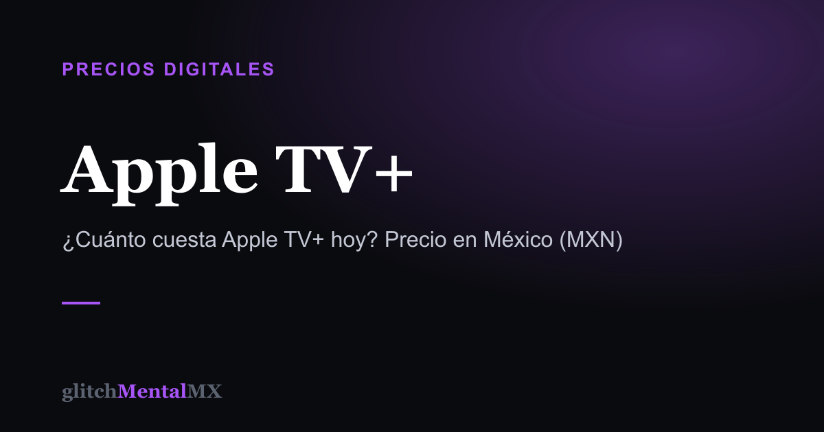 Apple TV+ — Precios Digitales