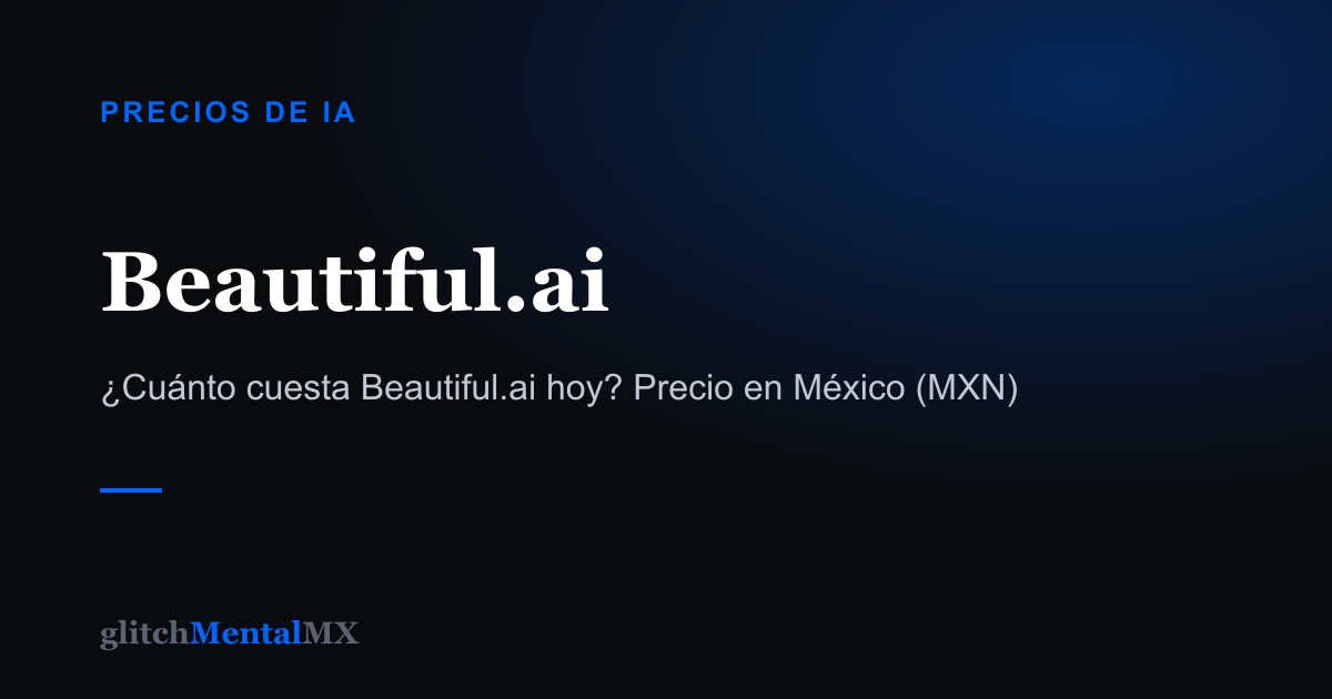 Beautiful.ai — Precios de IA