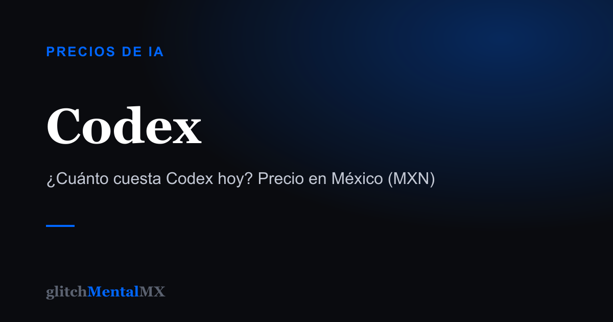 Codex — Precios de IA