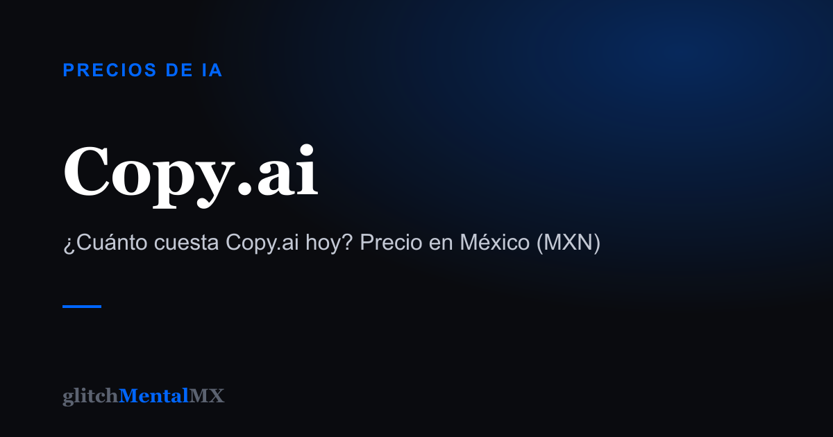 Copy.ai — Precios de IA