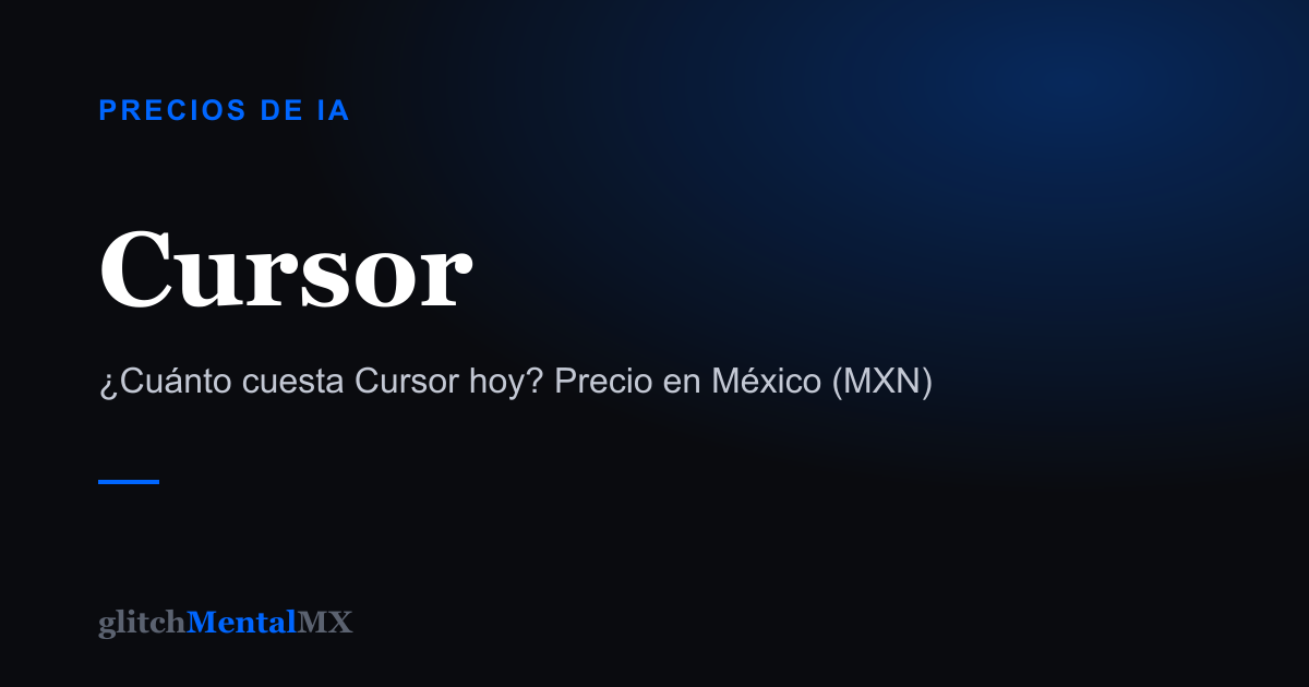 Cursor — Precios de IA