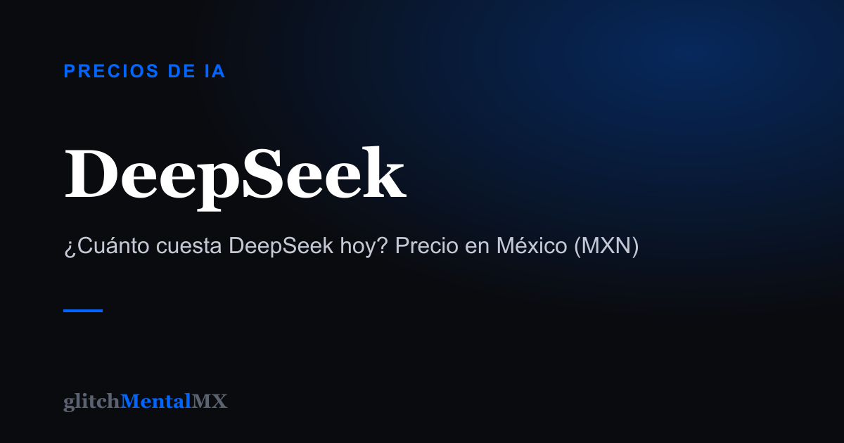 DeepSeek — Precios de IA