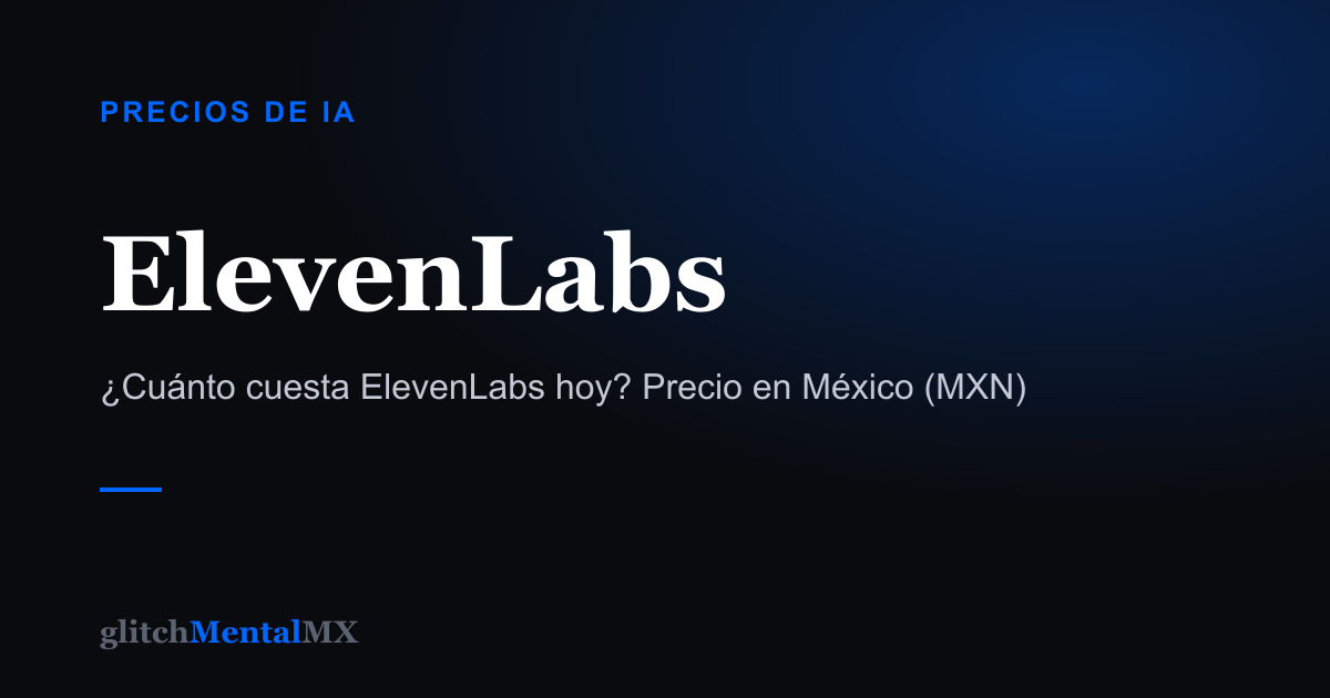 ElevenLabs — Precios de IA