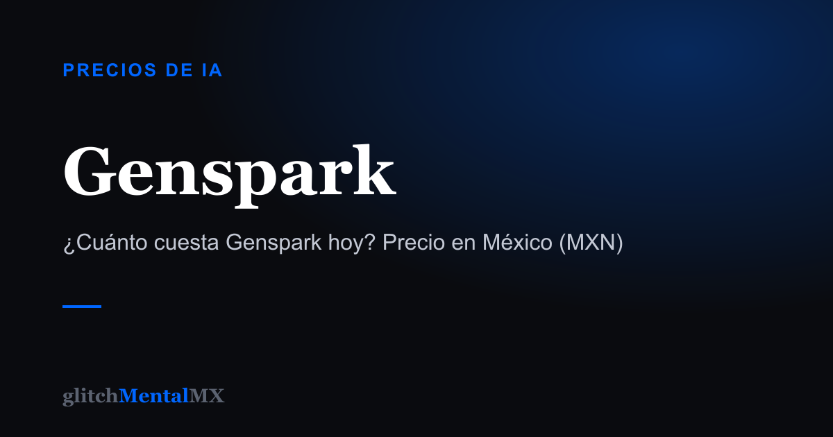 Genspark — Precios de IA